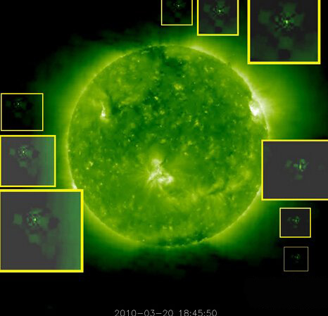太阳表面惊现过哪些UFO？